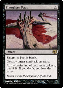 [087]【EN】【FOIL】殺戮の契約/Slaughter Pact【FUT】[R][黒]