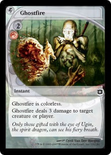 [105]【EN】【FOIL】幽霊火/Ghostfire【FUT】[C][赤]