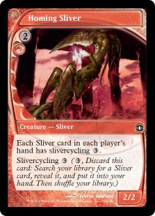 [109]【EN】【FOIL】誘導スリヴァー/Homing Sliver【FUT】[C][赤]