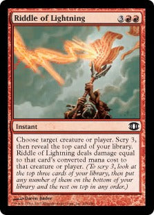 [114]【EN】【FOIL】稲妻の謎/Riddle of Lightning【FUT】[C][赤]