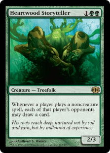 [130]【EN】【FOIL】ハートウッドの語り部/Heartwood Storyteller【FUT】[R][緑]
