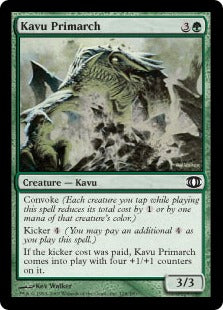 [132]【EN】カヴーの上等王/Kavu Primarch【FUT】[C][緑]