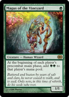 [136]【EN】【FOIL】ぶどう園の大魔術師/Magus of the Vineyard【FUT】[R][緑]