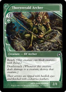 [152]【EN】【FOIL】ソーンウィールドの射手/Thornweald Archer【FUT】[C][緑]