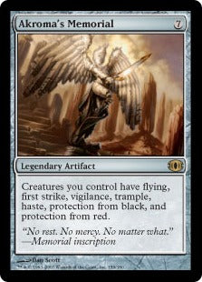 [159]【EN】【FOIL】アクローマの記念碑/Akroma's Memorial【FUT】[R][茶]