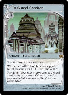 [162]【EN】【FOIL】ダークスティールの駐屯地/Darksteel Garrison【FUT】[R][茶]