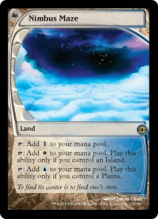 [177]【EN】【FOIL】雨雲の迷路/Nimbus Maze【FUT】[R][土地]