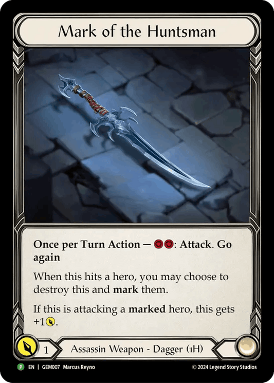 ★特価品★[007]【EN】【Cold Foil】Mark of the Huntsman/人狩りの標的【GEM】[P]