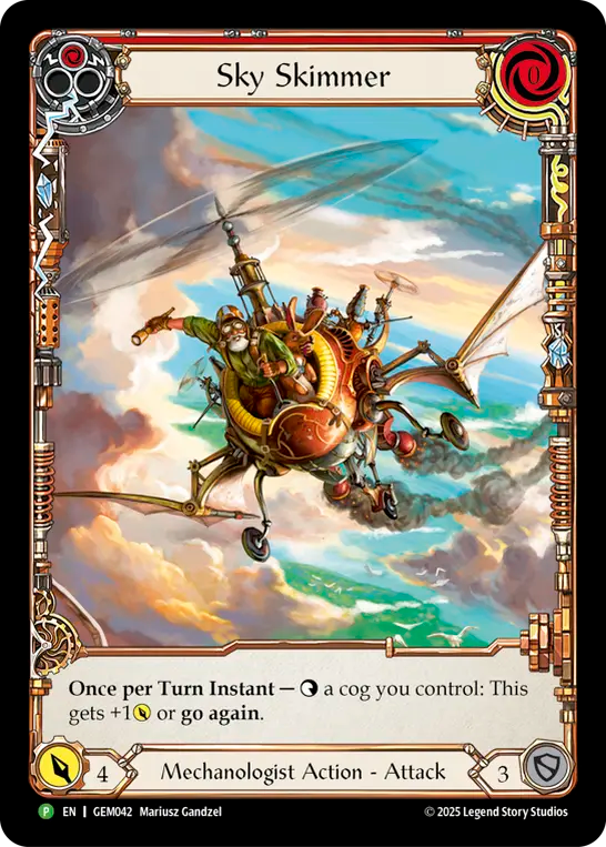 ★特価品★[042]【EN】Sky Skimmer/空滑り(赤)【GEM】[P]