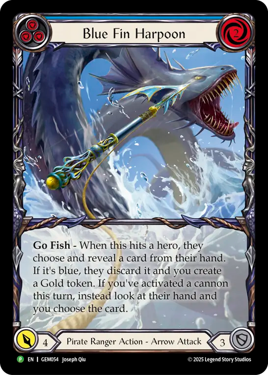 ★特価品★[054]【EN】Blue Fin Harpoon/青鰭の銛(青)【GEM】[P]