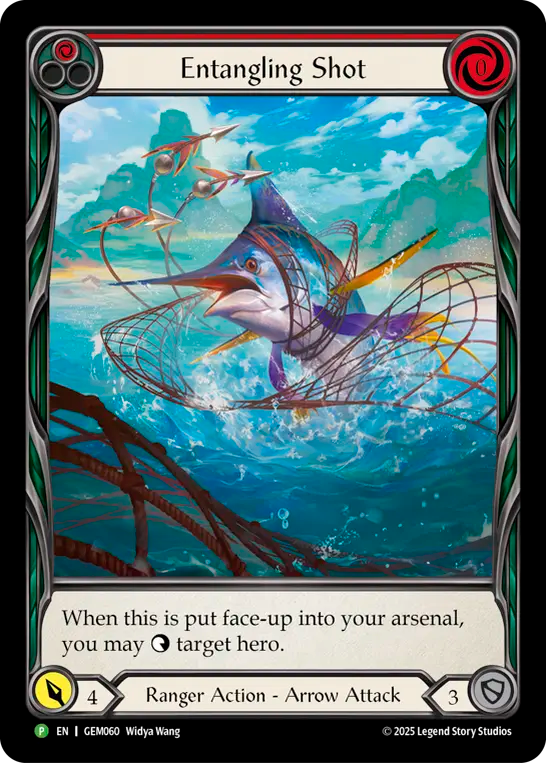 ★特価品★[060]【EN】Entangling Shot/絡め捕りの射撃(赤)【GEM】[P]