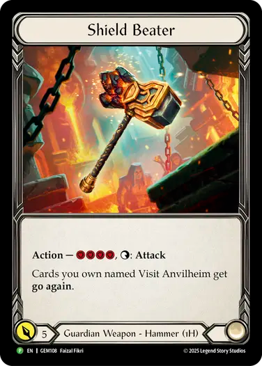★特価品★[108]【EN】【Cold Foil】Shield Beater/盾砕き【GEM】[P]