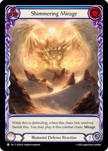 ★特価品★[125]【EN】Shimmering Mirage/煌めく蜃気楼(青)【GEM】[P]