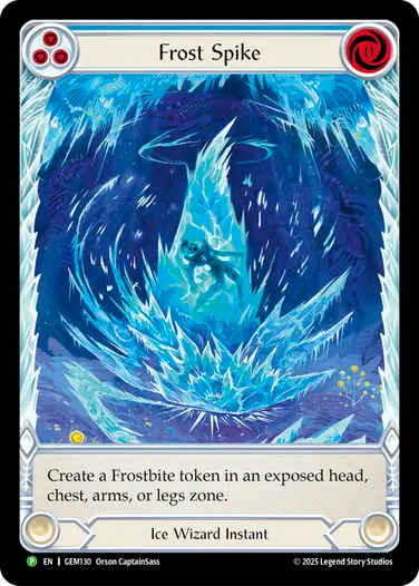★特価品★[130]【EN】Frost Spike/氷突(青)【GEM】[P]