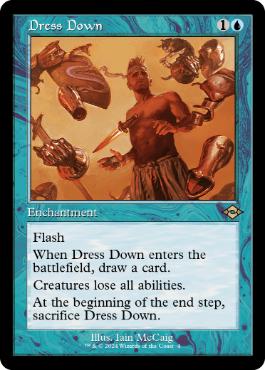 [004]【EN】【FOIL】■旧枠■激しい叱責/Dress Down【H2R】[R][青]
