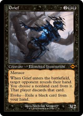 [007]【EN】【FOIL】■旧枠■悲嘆/Grief【H2R】[M][黒]