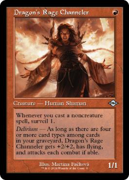 [009]【EN】【FOIL】■旧枠■ドラゴンの怒りの媒介者/Dragon's Rage Channeler【H2R】[U][赤]