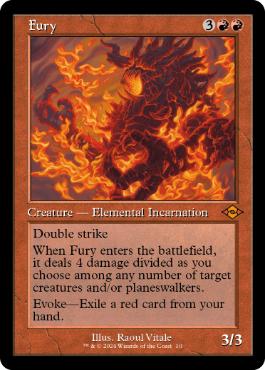 [010]【EN】【FOIL】■旧枠■激情/Fury【H2R】[M][赤]