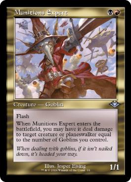 [016]【EN】【FOIL】■旧枠■飛び道具の達人/Munitions Expert【H2R】[U][多色]