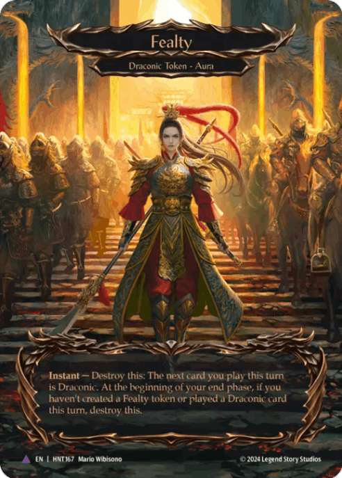 [167]【EN】【Cold Foil】忠義/Fealty【HNT】[Draconic][Marvel]