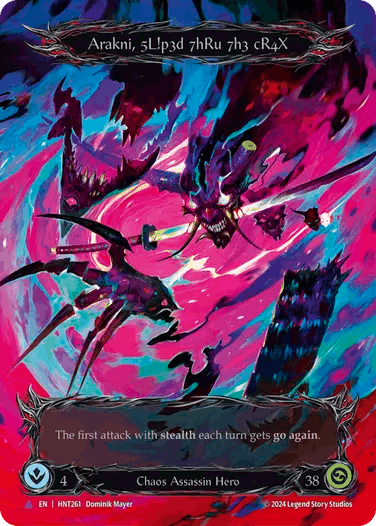 [261]【EN】【Cold Foil】才友|†シ茖ℏT=アラクニ/Arakni, 5L!p3d 7hRu 73h cR4X【HNT】[Chaos Assassin][Marvel]