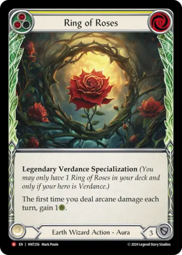 [256]【EN】薔薇の指輪/Ring of Roses【HNT】[Earth Wizard][M]