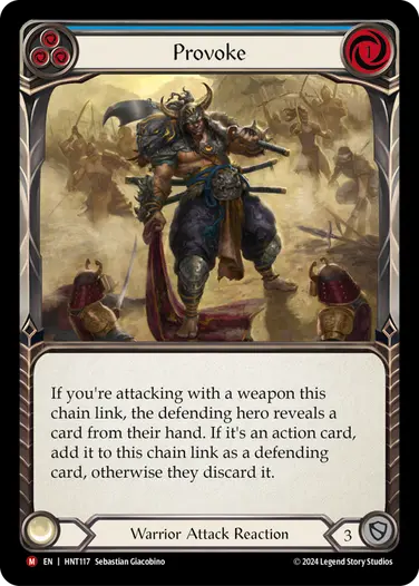 [117]【EN】挑発/Provoke[青]【HNT】[Warrior][M]