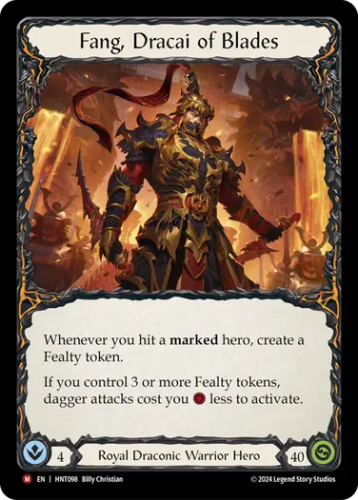 [098]【EN】双刃のドラカイ、ファング/Fang, Dracai of Blades【HNT】[Royal Draconic Warrior][M]