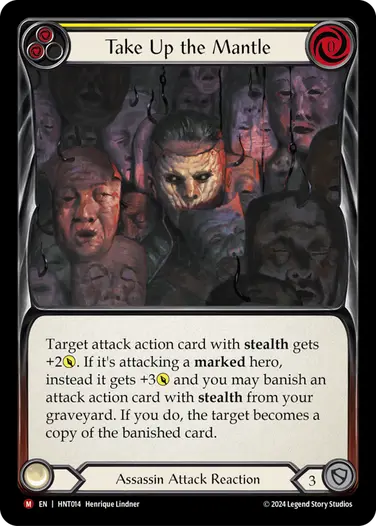 [014]【EN】成りすまし/Take Up the Mantle[黄]【HNT】[Assassin][M]