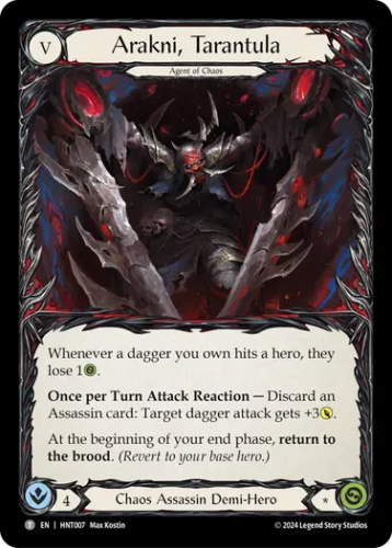 [007]【EN】タランチュラのアラクニ/Arakni, Tarantula【HNT】[Chaos Assassin][T]