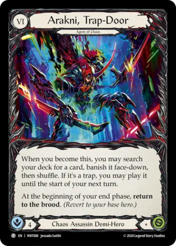 [008]【EN】影罠蜘蛛のアラクニ/Arakni, Trap-Door【HNT】[Chaos Assassin][T]