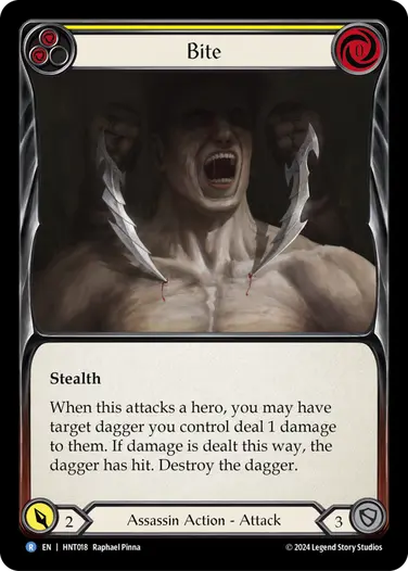 [018]【EN】咬傷/Bite[黄]【HNT】[Assassin][R]