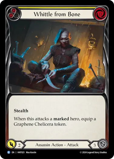 [021]【EN】骨研ぎ/Whittle from Bone[黄]【HNT】[Assassin][R]