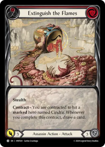 [031]【EN】火種の散失/Extinguish the Flames[赤]【HNT】[Assassin][C]