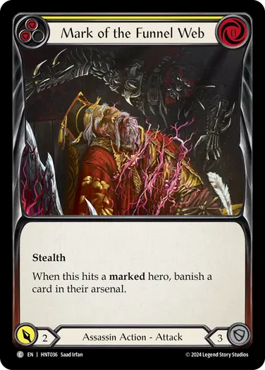 [036]【EN】凶牙の標的/Mark of the Funnel Web[黄]【HNT】[Assassin][C]