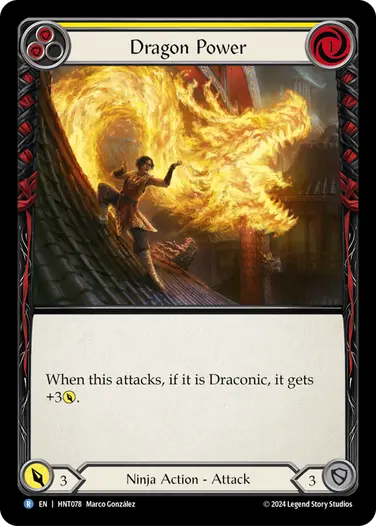 [078]【EN】竜の威光/Dragon Power[黄]【HNT】[Ninja][R]