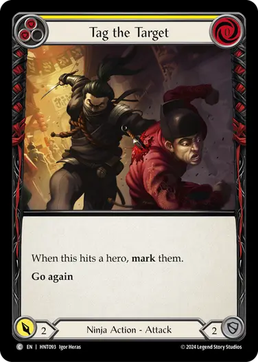 [093]【EN】目標補捉/Tag the Target[黄]【HNT】[Ninja][C]