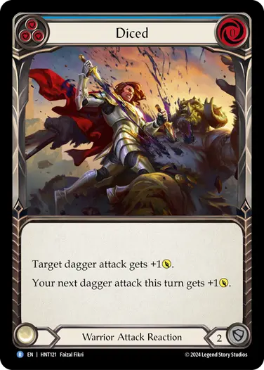[121]【EN】串刺し/Diced[青]【HNT】[Warrior][R]