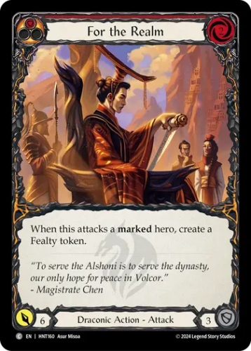 [160]【EN】帝国への奉納/For the Realm[赤]【HNT】[Draconic][C]