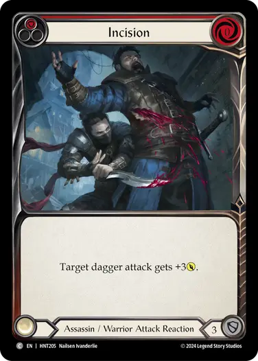 [205]【EN】切開/Incision[赤]【HNT】[Assassin Warrior][C]