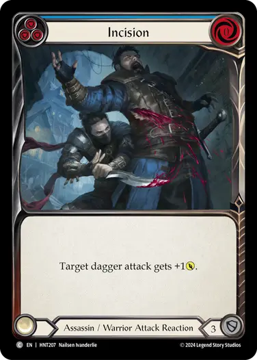 [207]【EN】切開/Incision[青]【HNT】[Assassin Warrior][C]