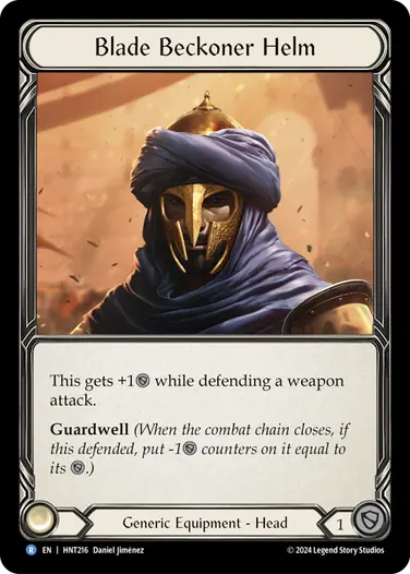 [216]【EN】刃招きのヘルム/Blade Beckoner Helm【HNT】[Generic][R]