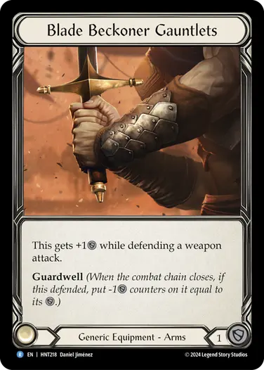 [218]【EN】刃招きのガントレット/Blade Beckoner Gauntlets【HNT】[Generic][R]