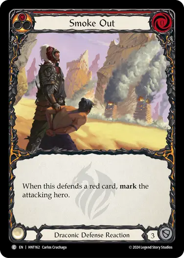 [162]【EN】【Rainbow Foil】炙り出し/Smoke Out[赤]【HNT】[Draconic][C]