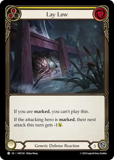 [236]【EN】【Rainbow Foil】潜伏/Lay Low[黄]【HNT】[Generic][C]