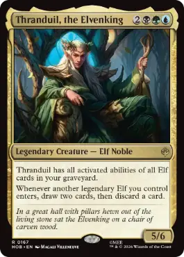 [167]【EN】【FOIL】エルフ王、スランドゥイル/Thranduil, the Elvenking【HOB】[R][多色]
