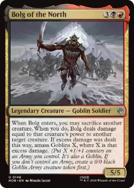 [148]【EN】【FOIL】北の国のボルグ/Bolg of the North【HOB】[U][多色]