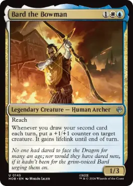 [145]【EN】【FOIL】弓矢の達人、バルド/Bard the Bowman【HOB】[U][多色]