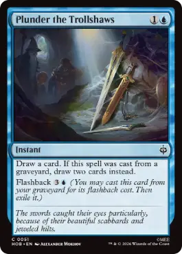 [051]【EN】トロルの森の略奪/Plunder the Trollshaws【HOB】[C][青]
