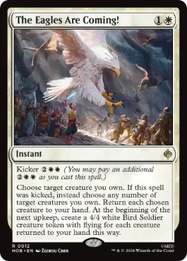 [012]【EN】【FOIL】鷲たちがやってくる！/The Eagles Are Coming!【HOB】[R][白]